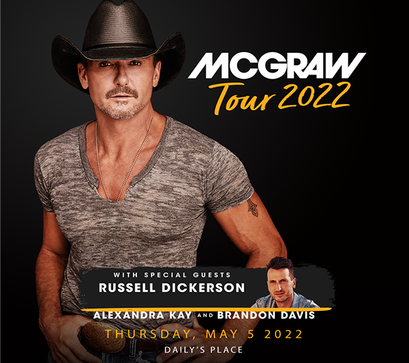 Tim McGraw Tour 2022 Daily's Place