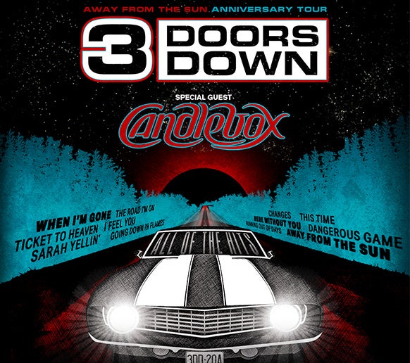 3 Doors Down Away From The Sun Anniversary Tour Daily's Place
